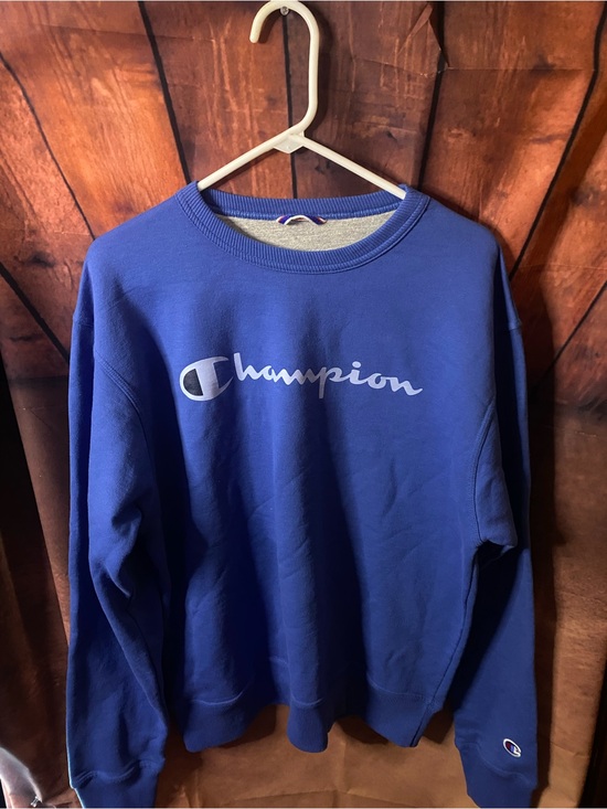 Champion Other - Champion Blue Reverse Weave-Style Crewneck Sweatshirt 💙
